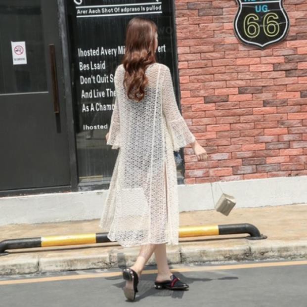 Áo choàng đi biển ren lưới trắng Kimstore_bikini - kèm ảnh thật và feedback ་ | BigBuy360 - bigbuy360.vn