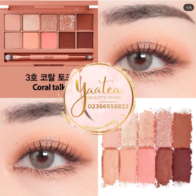 Bảng phấn mắt Clio Pro Eye Palette