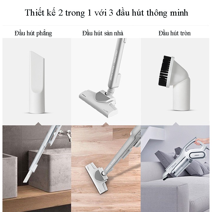 Máy Hút Bụi Gia Đình 2 Trong 1 DX700 Thế Hệ Mới