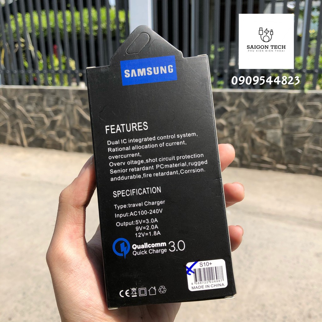 [Chính Hãng] Bộ sạc nhanh Samsung đầu TypeC gồm củ cục và dây cáp sạc Zin cho Samsung S8/ S9/Note8/ Note9/S10/Khác