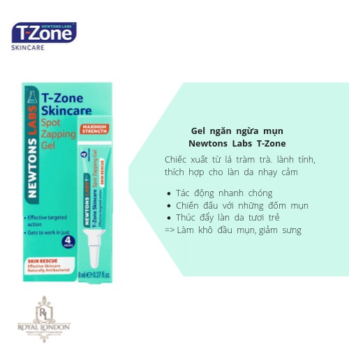 Combo 3 T-ZONE Gel Rửa Mặt 200ml + Kem Tẩy Da Chết 75ml + Gel Giảm Mụn 8ml Tinh Chất Tràm Trà T-Zone