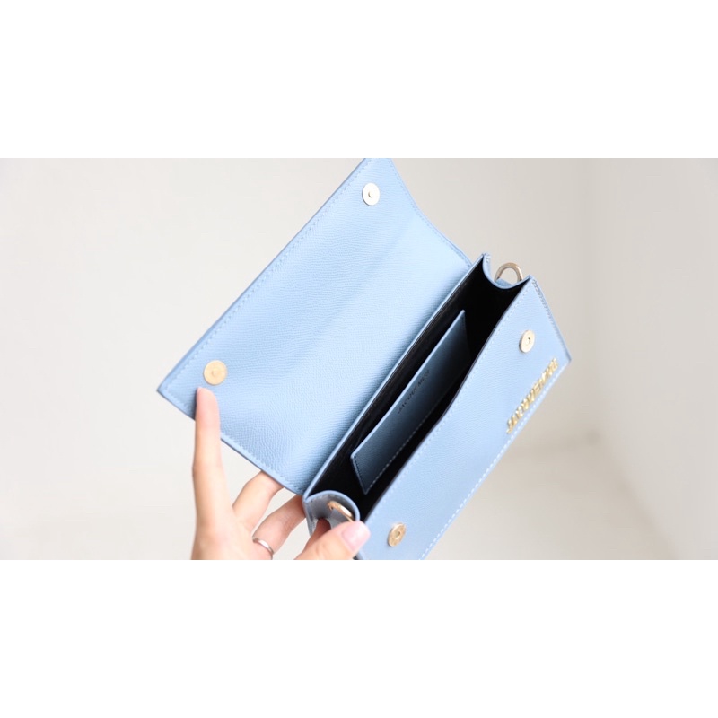 Túi Xách Jacquemus Bản Ngang Trắng Đen Xanh Hồng