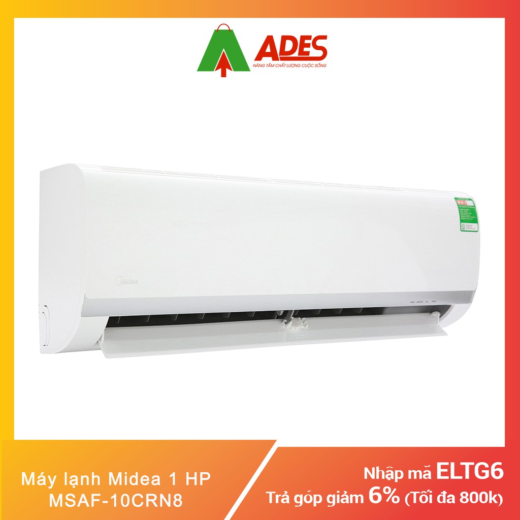 [Mã 154ELSALE2 giảm 7% đơn 300K] Máy lạnh Midea 1 HP MSAF-10CRN8