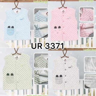 Áo gile 2 lớp kẻ chéo túi thỏ Uala&Rogo UR3371 cực xinh (4 màu)