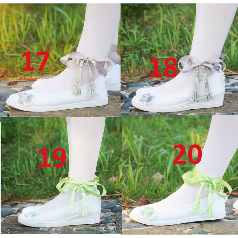 [Order] Giày nữ phong cách cổ trang buộc dây cổ chân cực đẹp ( có ảnh thật cuối) | BigBuy360 - bigbuy360.vn
