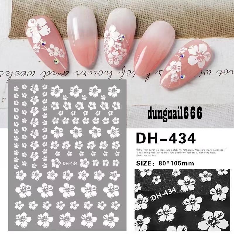 Sticker chữ mã mới trang trí nail DH434