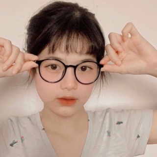 Gọng kính nhựa tròn trơn basic siêu hot 2020