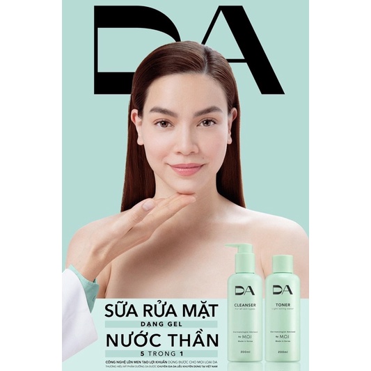 combo sữa rửa mặt + toner MOI