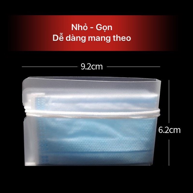 Kẹp giữ khẩu trang y tế gấp gọn (5 cái)