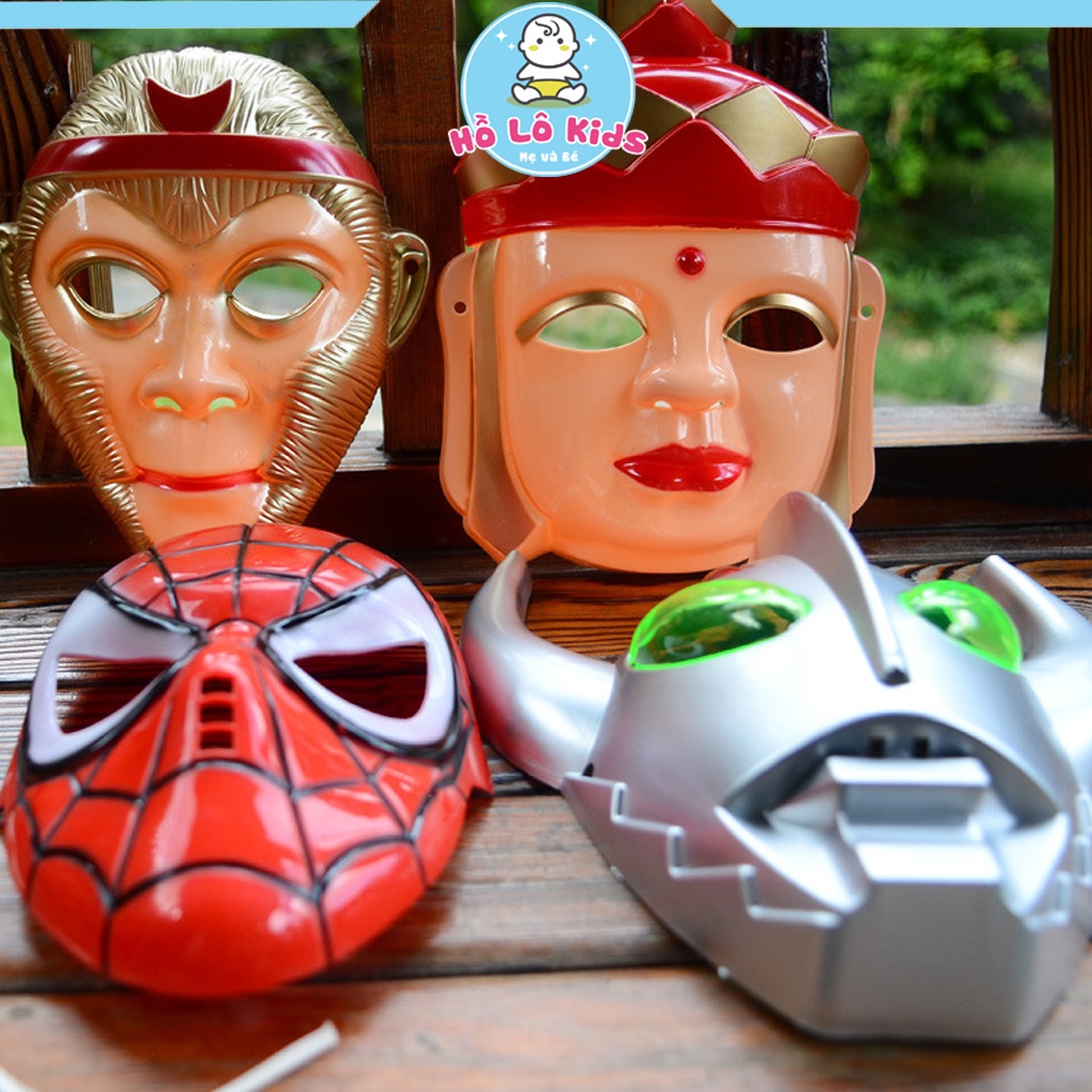 Mặt nạ siêu nhân các nhân vật siêu anh hùng Avenger, tôn ngộ không cho bé Hồ Lô Kids