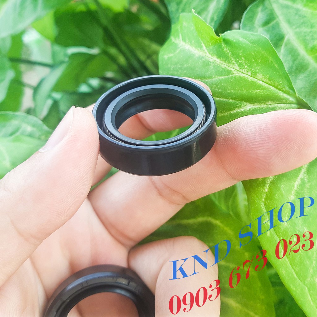 Phốt dầu phuộc giảm sóc trước xe Dream, Wave, Exciter, Nouvo, Mio, Janus,...loại vòng đệm cao su 2 lò xo DC 26*37*10.5