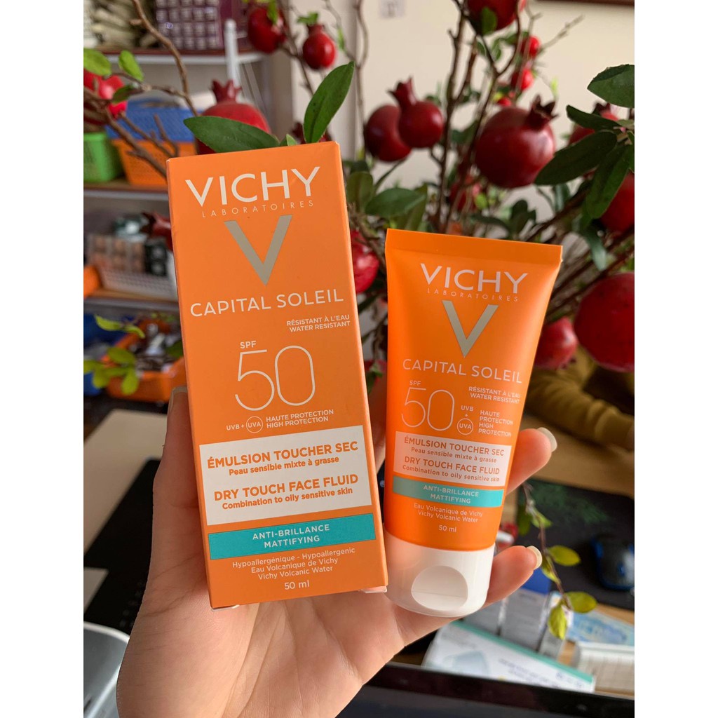 Kem Chống Nắng Vichy chính hãng SPF50 Không Gây Nhờn RítSPF50 Vichy Capital Soleil (50ml) - kem chong nang | BigBuy360 - bigbuy360.vn