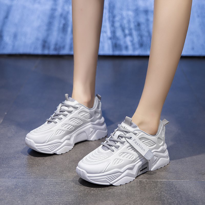 [2021 Bản mới] Giày thể thao nữ, Giày dép nữ ULzzang Sneakers, giày chạy đế mềm với nhãn hiệu thời trang (2012)