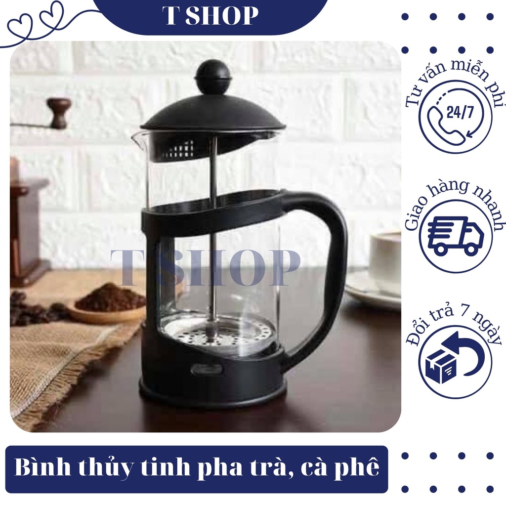 Bình thuỷ tinh pha trà, cafe đa năng 800ml Lock&Lock LLG018