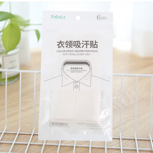 Miếng dán cổ áo thấm mồ hôi Fasola xuất Nhật