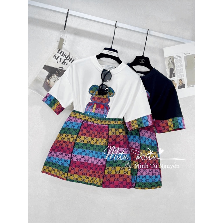 [ NEW COMBO ] (TOP&amp;SKIRT) SET ÁO TOP/ VÁY COTTON, KATE BỐ, ĐỦ CÁC SIZE, PHỐI MÀU TRẺ TRUNG/ NĂNG ĐỘNG/ HIỆN ĐẠI, MẶC CỰC