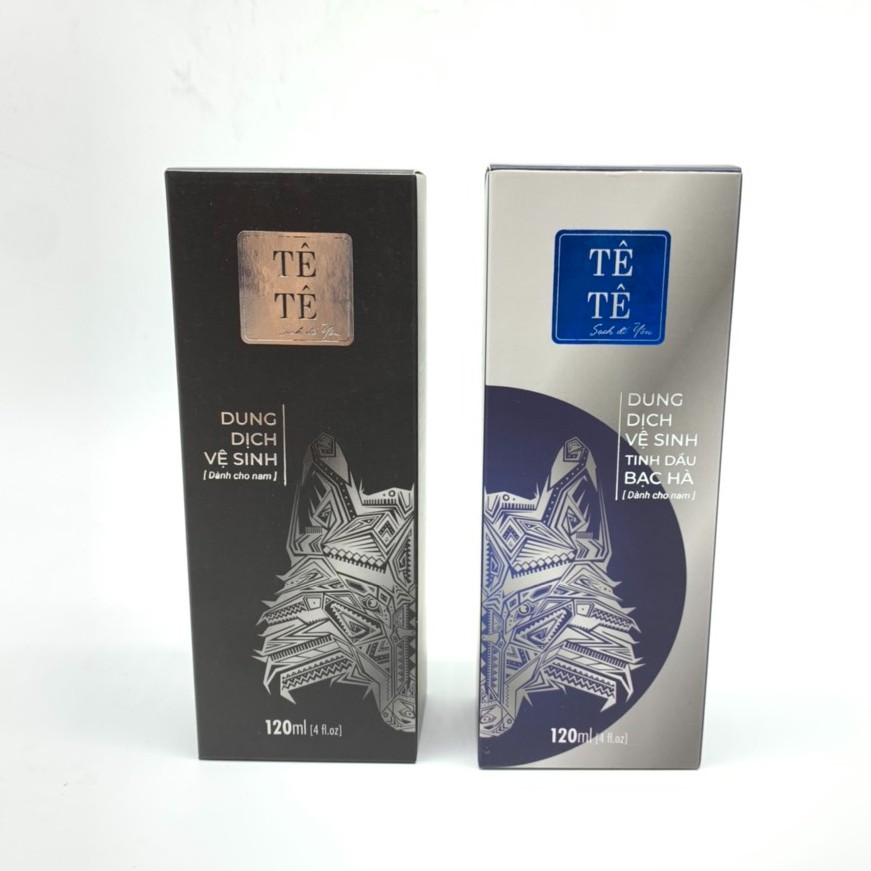 Combo 2 dung dịch vệ sinh Nam Tê Tê Men 120ml Classic và Bạc hà vệ sinh sạch sẽ an toàn hết mùi hôi khó chịu hết ngứa