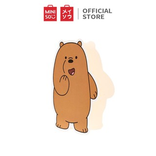 [Mã LIFEHL9 giảm 8% tối đa 100K đơn 250K] Thiệp chúc mừng Miniso We Bare Bears (Nâu) - Hàng chính hãng