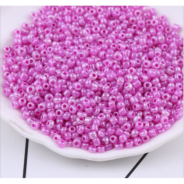 Hạt xâu làm trang sức hình tròn bằng thủy tinh 2mm / 3mm / 4mm