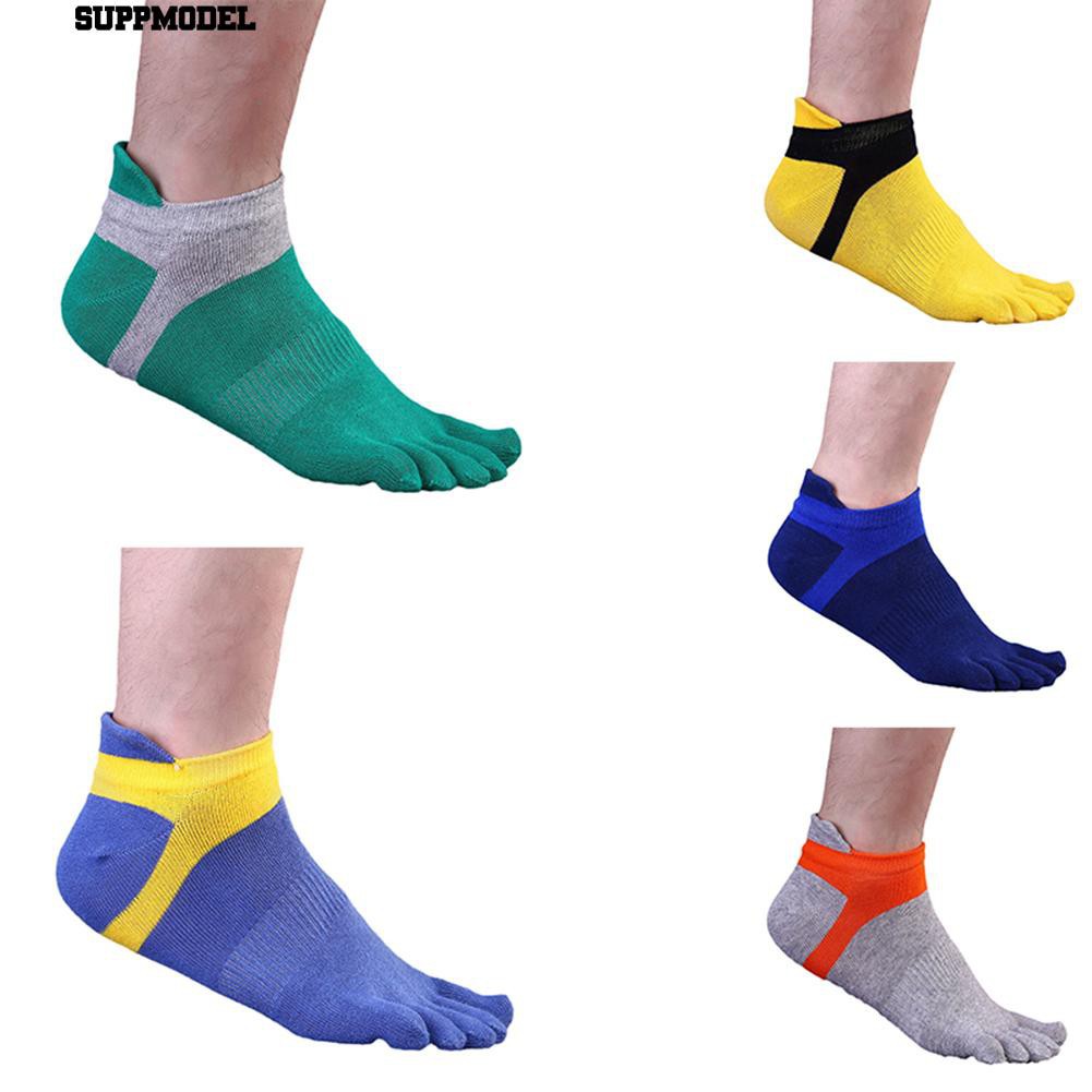 Đôi tất xỏ ngón vải cotton thoáng khí co giãn dành cho nam