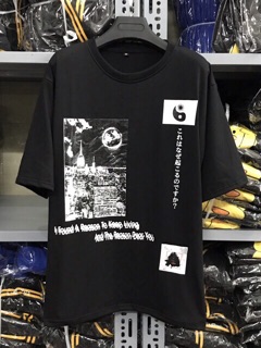 Áo Thun Bát Quái Đen (unisex)