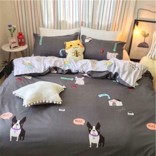 Set chăn ga gối cotton poly nhập khẩu
