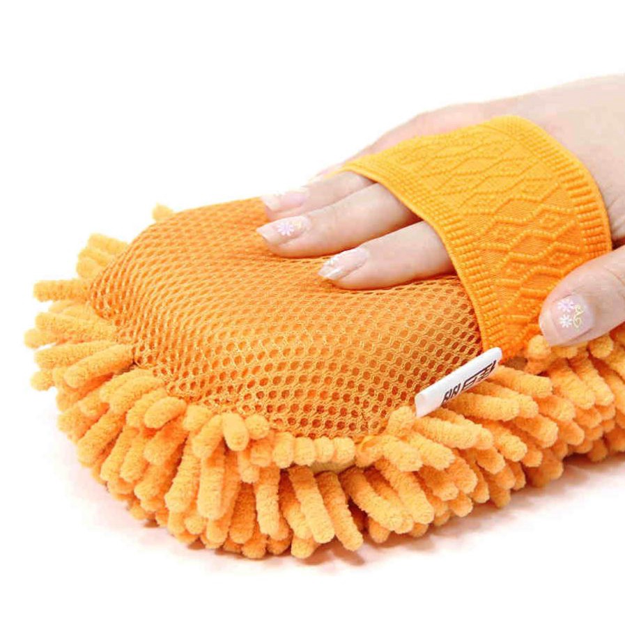 Mút Rửa Xe Chuyên Dụng Microfiber Siêu Mềm Mịn - Miếng Rửa Xe Hình San Hô Tiện Dụng