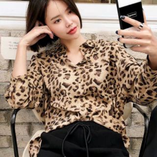 Sơ mi beo from rộng cá tính(sẵn hàng)