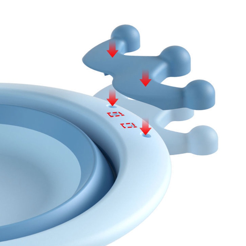 Chậu Rửa Mông / Chân Cho Bé Thiết Kế Gấp Gọn Tiện Dụng