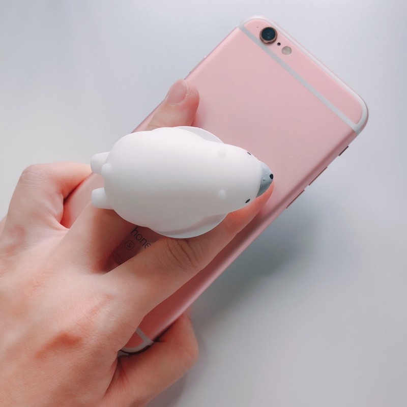 Đế đỡ điện thoại và máy tính bảng kiểu đồ chơi squishy hình mèo