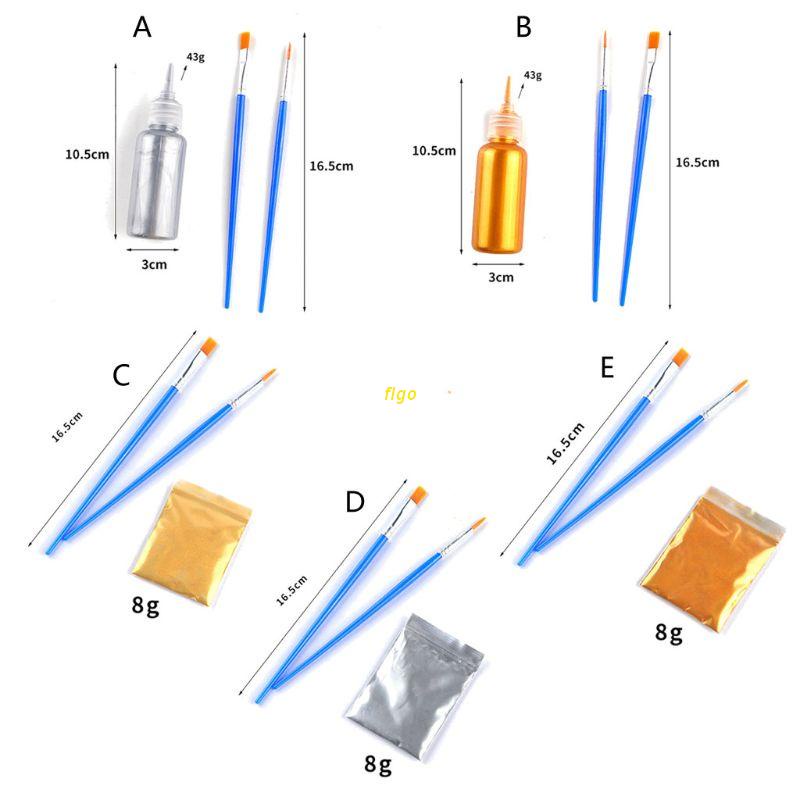 Tấm lót nhựa resin màu vàng ánh kim dùng để vẽ trang sức&lt;br&gt;