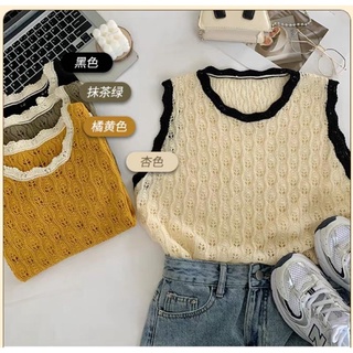 Áo len mongtoghi viền bèo xinh xắn