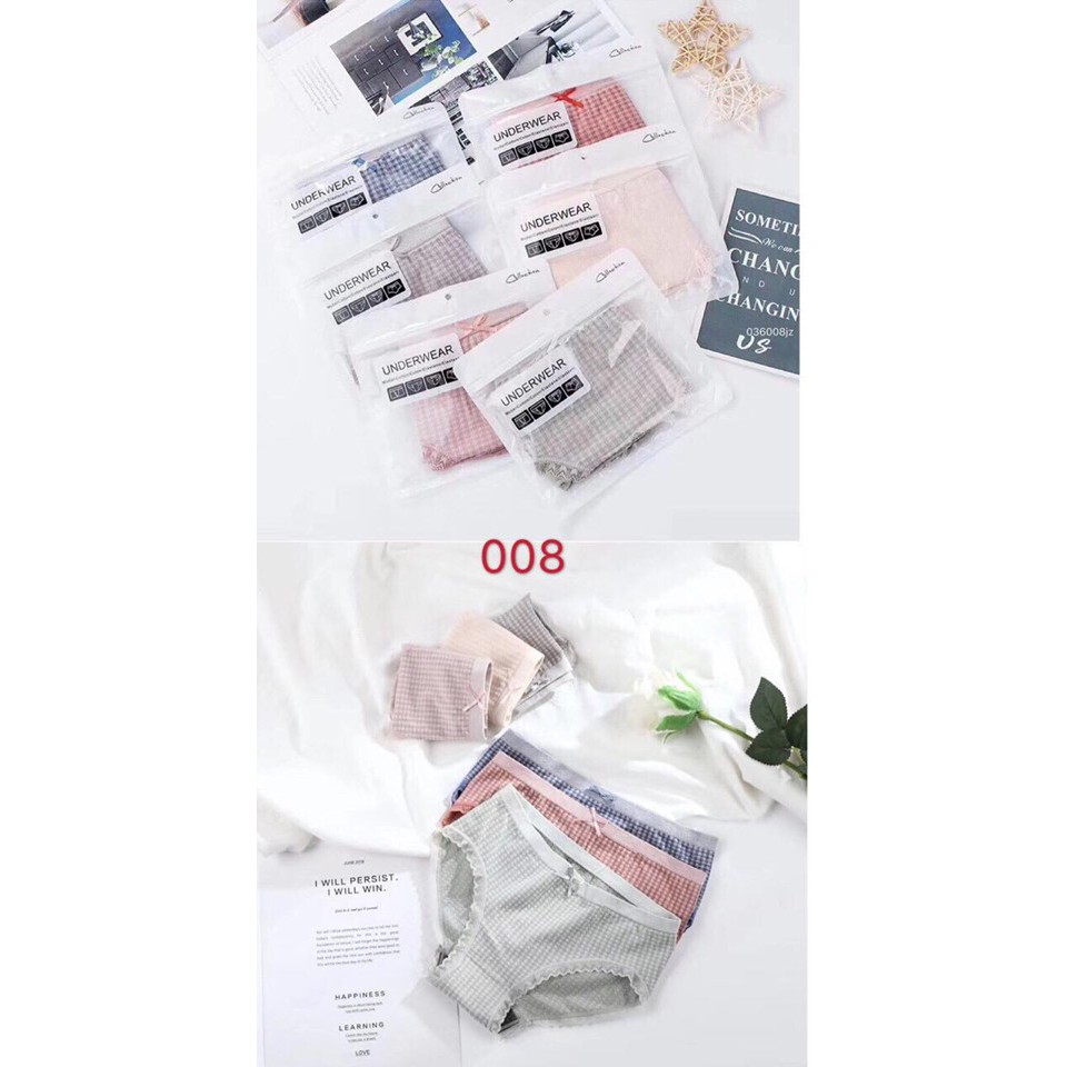 [Set 10 quần] Quần lót nữ kháng khuẩn túi zíp | BigBuy360 - bigbuy360.vn