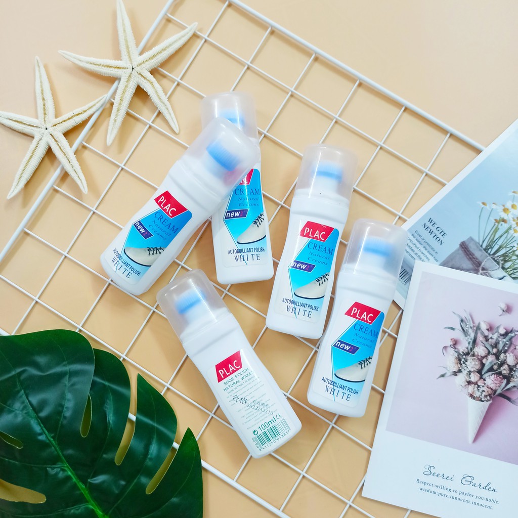 Bình vệ sinh giày PLAC không cần dùng nước 100ml, Bình Plac nước giặt giày tiện dụng, an toàn