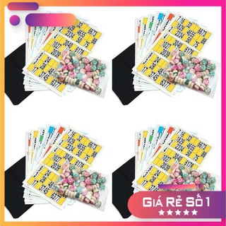 [Sỉ] Bộ cờ Lô Tô giấy.
