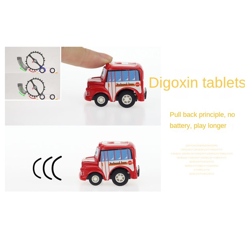 Bộ 6 Xe Tải Đồ Chơi Mini Vui Nhộn Cho Bé