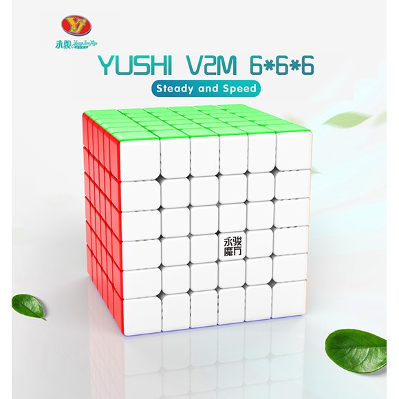 Yongjun Yushi M 6x6x6 Magic Magnetic Cube YJ Magnets 6X6 Speed Cube Khối Rubik 6x6x6 Có Từ Tính