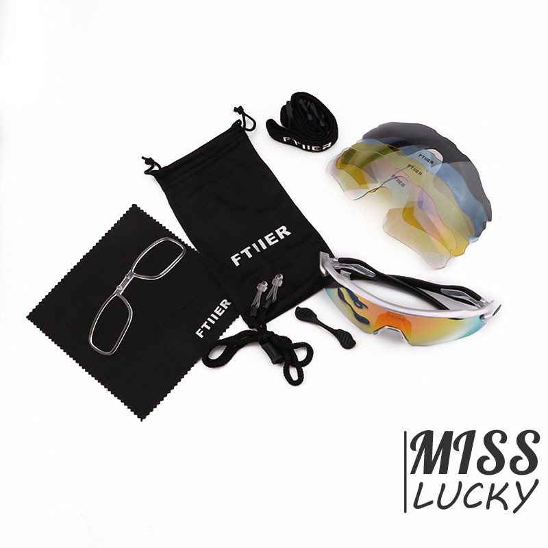 Mắt kính bảo hộ chạy xe đạp kèm tròng tiện dụng