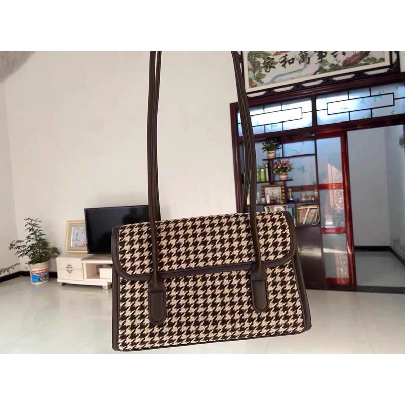 TÚI XÁCH/ĐEO VAI KẺ CARO VINTAGE