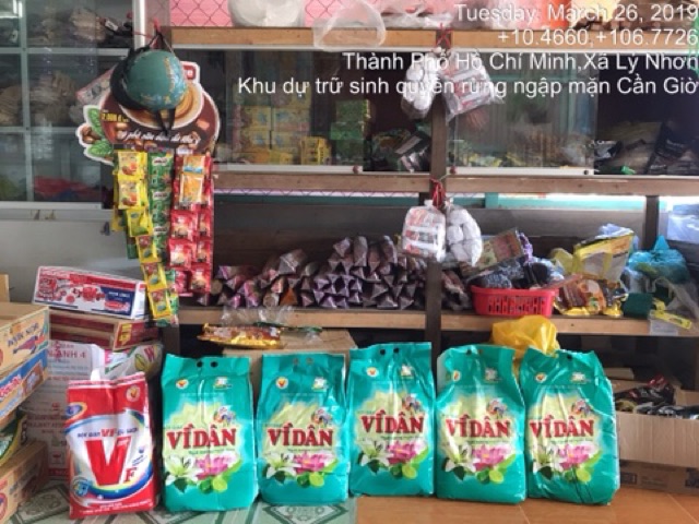 Bột Giặt Vì Dân Hương Ngàn Hoa 6kg (Km NRC 1,5kg)