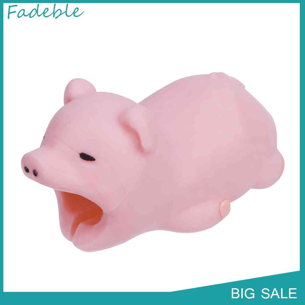 Phụ Kiện Bảo Vệ Dây Cáp Sạc USB Hình Thú Đáng Yêu Bằng Nhựa PVC