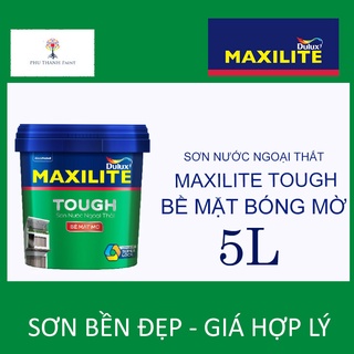 Sơn nước ngoại thất - Trung cấp - Maxilite Tough - Bề mặt bóng mờ - 5L