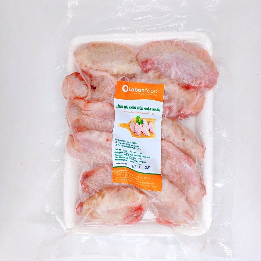 - Cánh gà giữa nhập khẩu - 500g