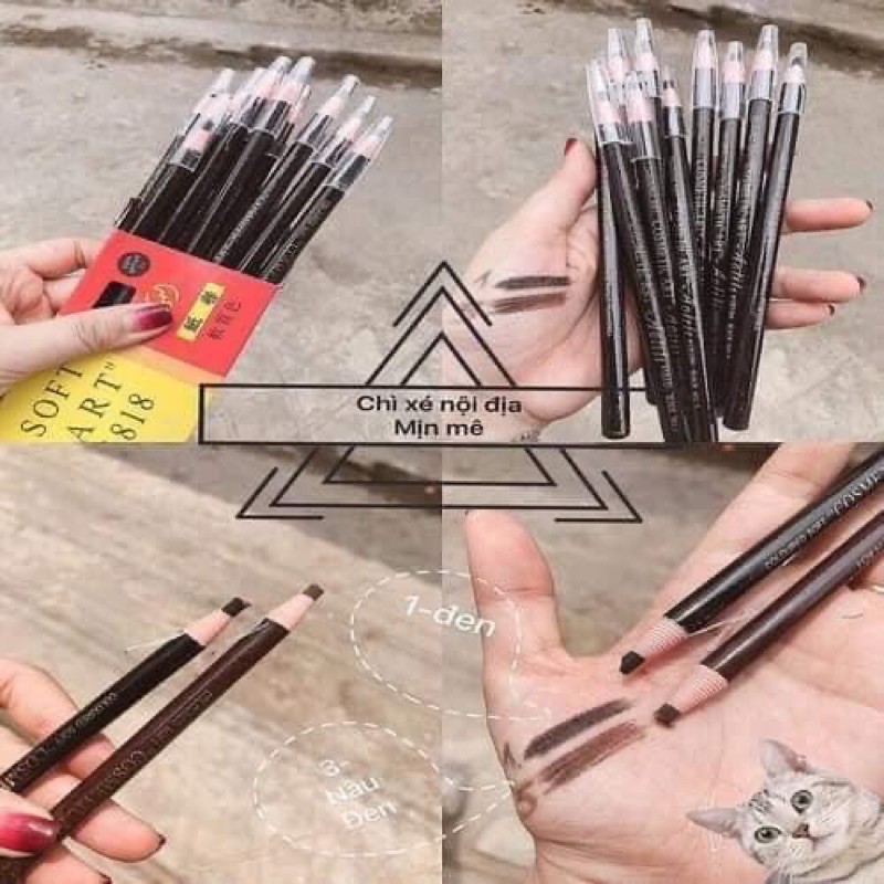 Chì xé kẻ mày Cosmetic Art Eyebrow Pencil