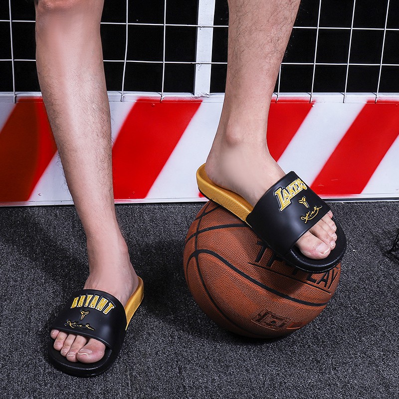 NBA Superstar slipper Dép lê nam quai ngang phong cách sport thời trang Size40-47 Men's indoor sandals