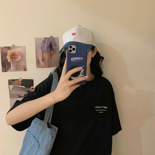 Áo thun tay lỡ Leisure time 😚😚🥰🥰