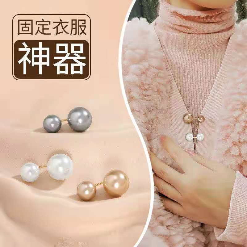 Ghim cài áo đính ngọc trai sang trọng