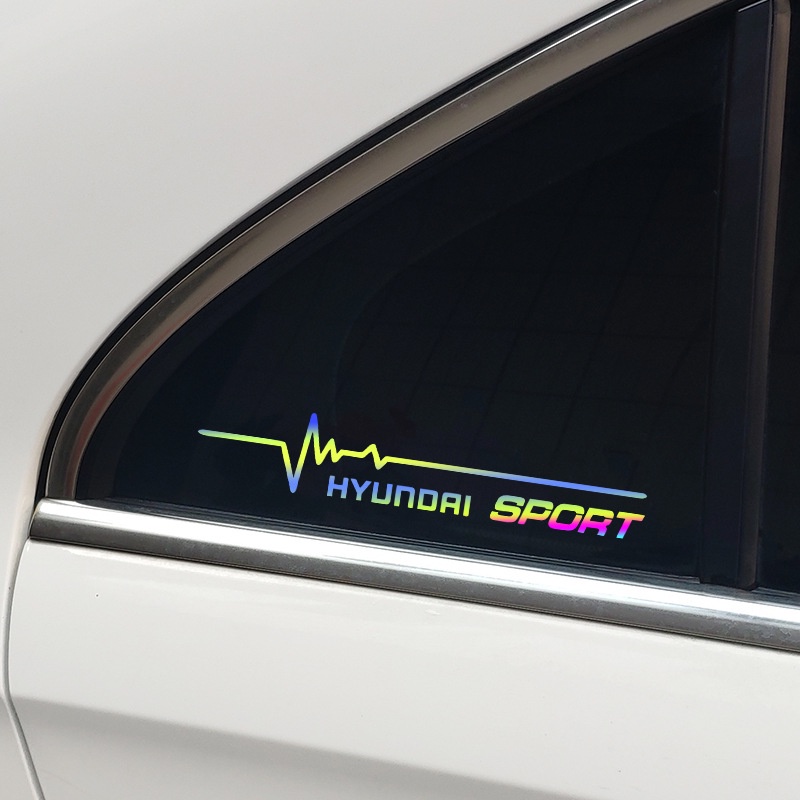 Set 2 Tem Chữ SPORT Decal Dán Trang Trí Cửa Sổ Bên Xe Ô Tô Bằng Bạc / Laser Phản Quang Cho Nhiều Hãng Xe [Hàng Loại Đẹp]