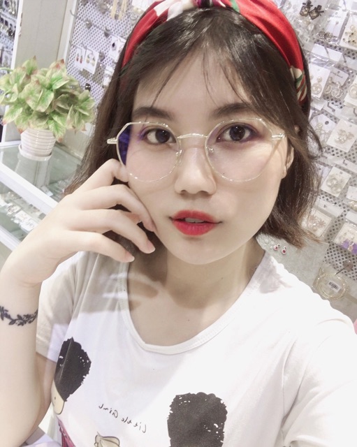 [ Ảnh thật ] Kính gọng Vintage mắt vát đầu Korea cao cấp 2020 ( hàng có sẵn) | BigBuy360 - bigbuy360.vn