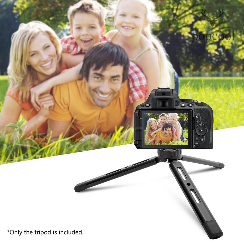 Giá Đỡ Ba Chân Mini Bằng Hợp Kim Nhôm Kèm Ốc Vít 1 / 4 inch Cho Máy Ảnh DSLR ILDC | BigBuy360 - bigbuy360.vn